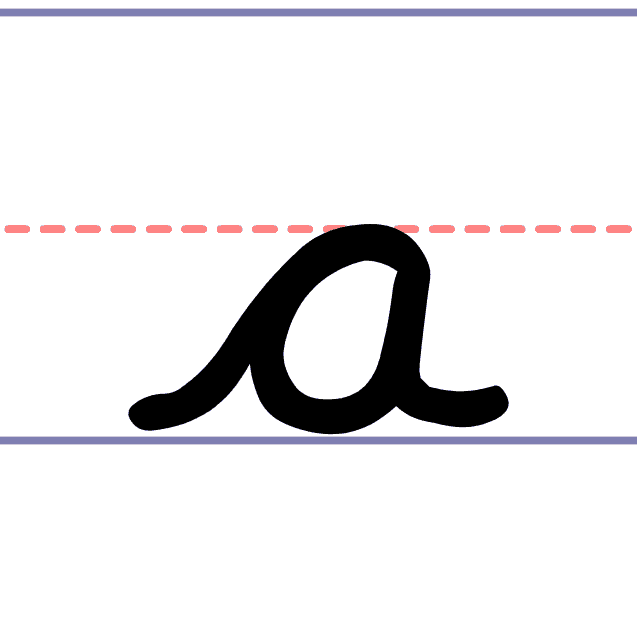 how-to-write-a-cursive-lowercase-a