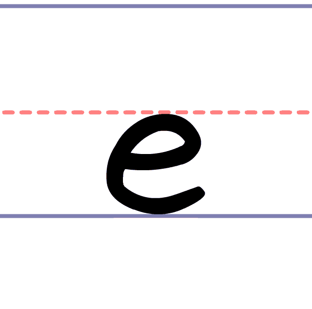 How to Write a Lowercase e