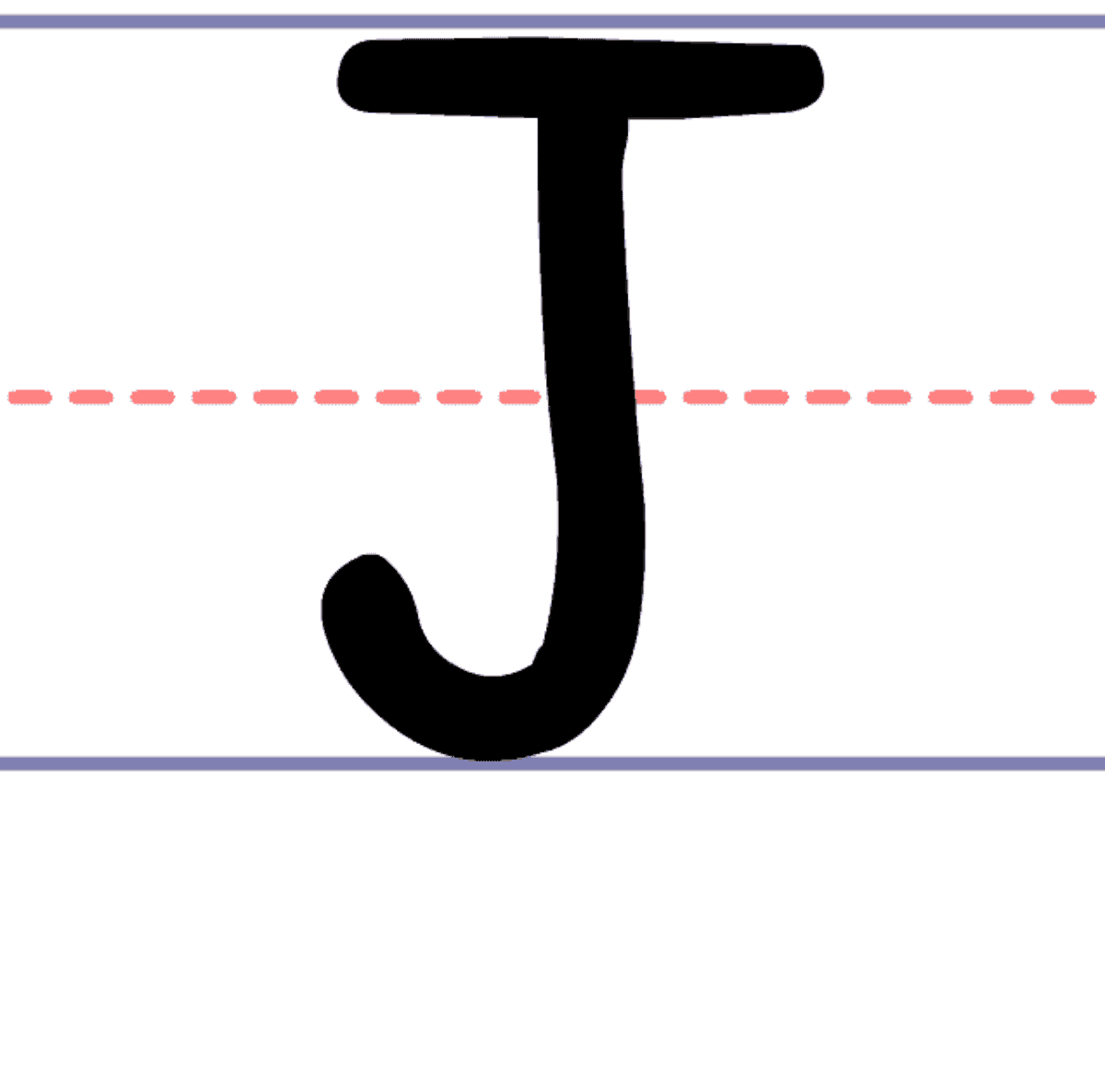 cursive letter j capital