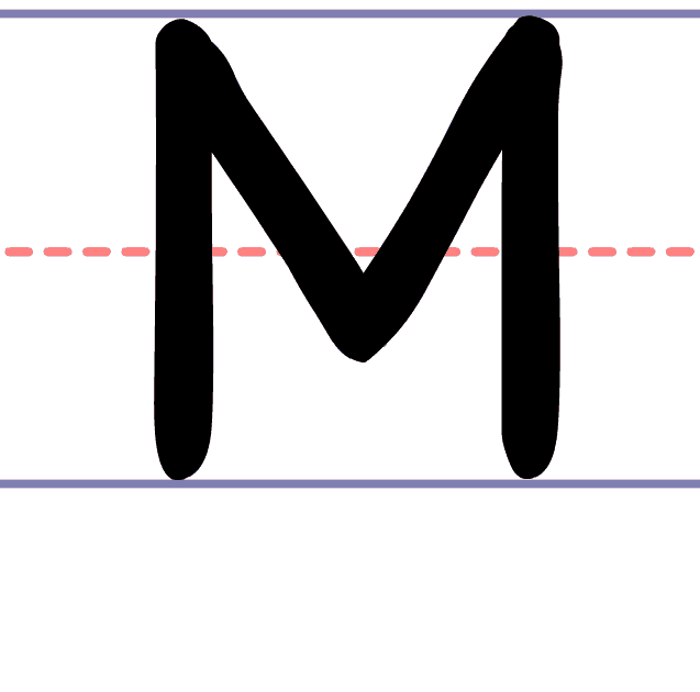 how-to-write-an-uppercase-m